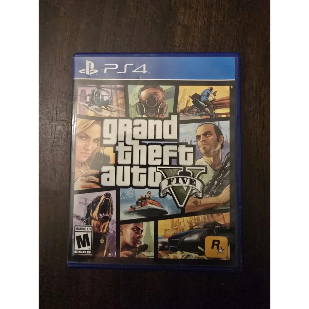 Grand Theft Auto V PlayStation 4 + Map - Complete No Scratches GTA 5